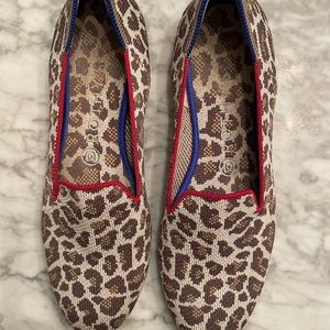 Leopard Rothy loafers